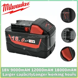 9000mAh Battery For Milwaukee M18 18V 48-11-1815 48-11-1820 48-11-1840 48-11-1850 48-11-1841 Cordless Power Tools Battery