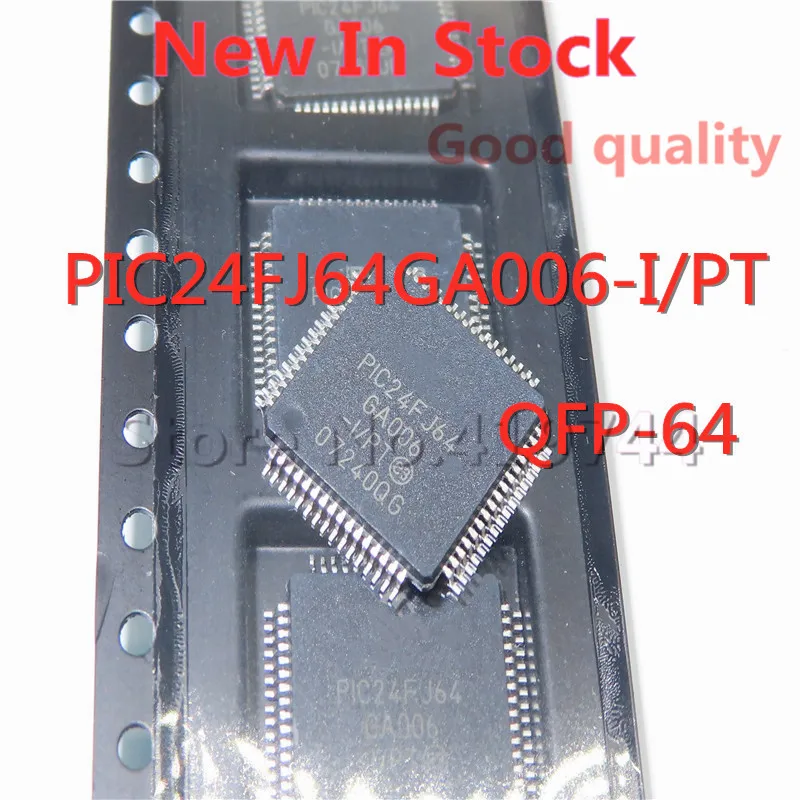 1PCS/LOT PIC24FJ64GA006-I/PT PIC24FJ64GA006 24FJ64GA006 QFP-64 SMD microcontroller storage chip New In Stock GOOD Quality