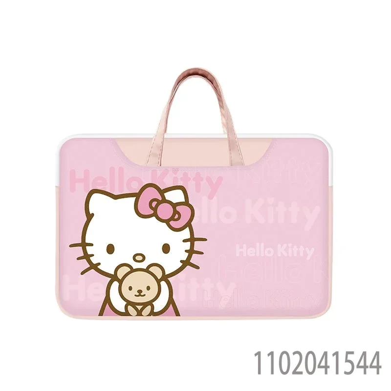 

Sanrio Hello Kitty Сумка для ноутбука для женщин Женский портфель Kawaii для Apple Lenovo Huawei Водонепроницаемая портативная дизайнерская сумка