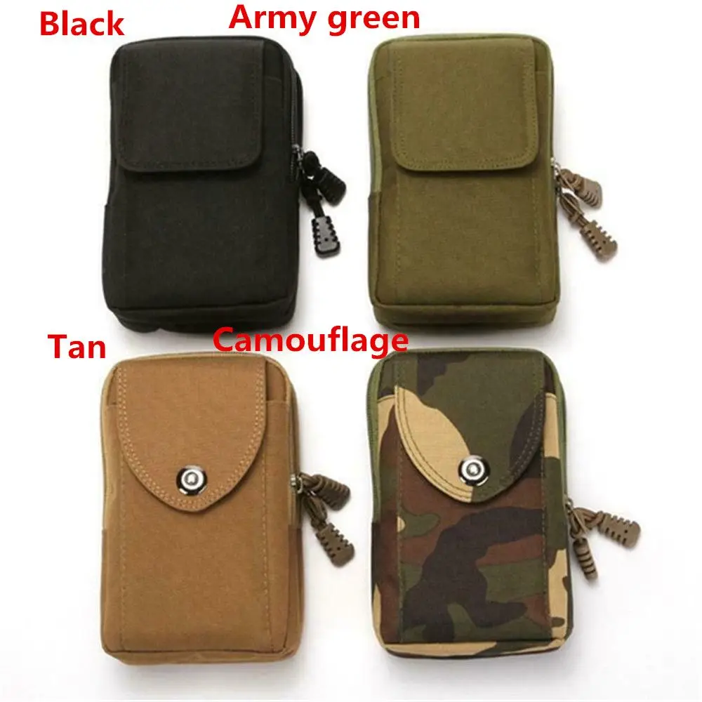 Men Casual Multifunctional Waist Bag Pack Sports Mobile Phone Bag