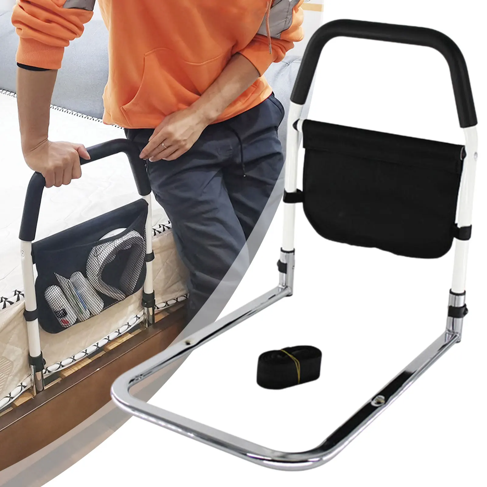 

Bed Assist Rail For Elderly Adults Safety Premium Bedside Stand Assist Home Rehabilitation Patient Bedside Support Rail