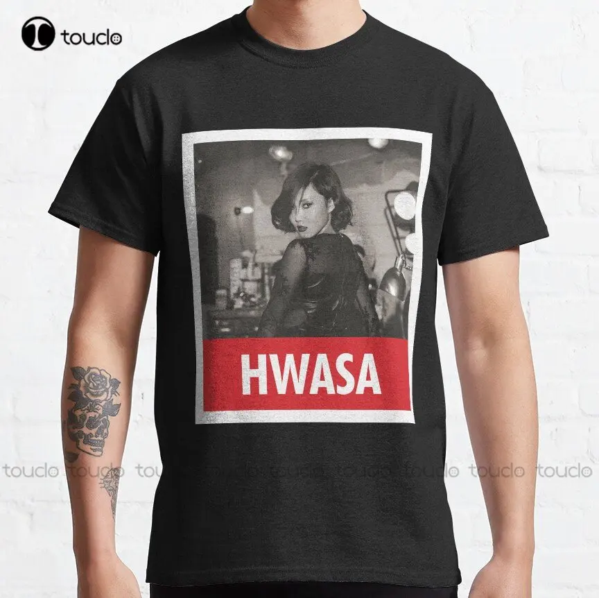 Mamamoo - Hwasa Classic T-Shirt Shirts For Men Big And Tall Custom Aldult Teen Unisex Digital Printing Tee Shirts Xs-5Xl