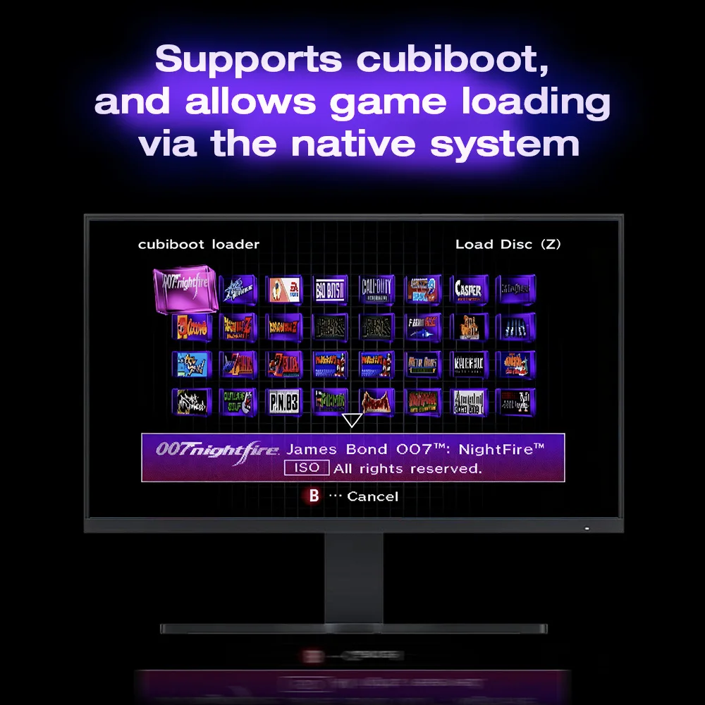 مجموعة واحدة لملحقات وحدة التحكم في الألعاب GameCube كابل مرن PicoLoader تصميم بدون لحام متوافق مع SD2SP2 GC2SD SDGecko