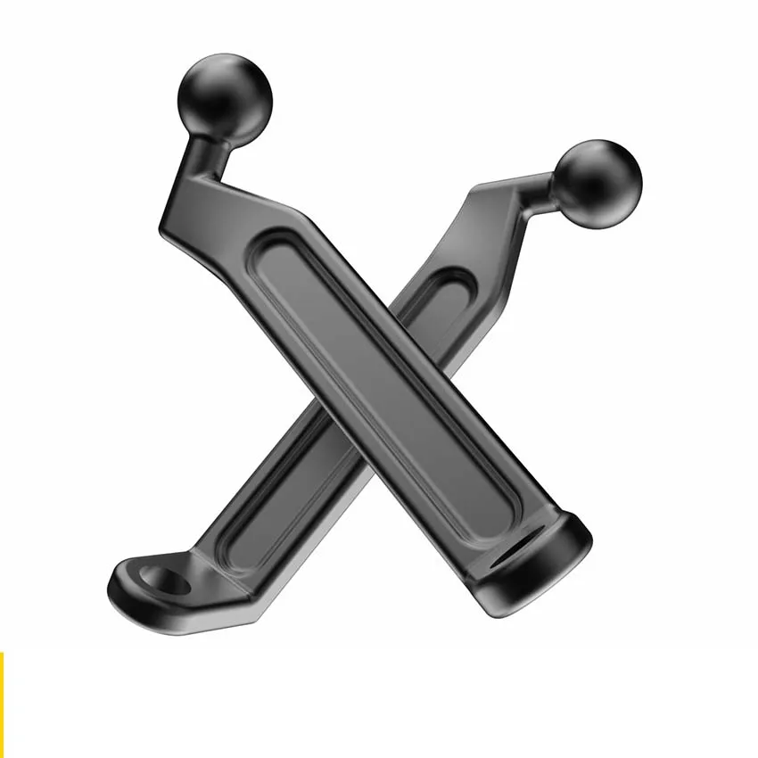 17mm Aluminum Alloy Ball Head Rearview Mirror Bracket Base Support for Motorcycle Electric Car Mobile Phone Bracket Accessories