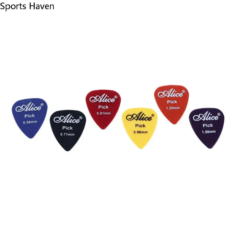 0.58 - 1.5 mm Light Weight 1 Box ABS Acoustic Guitar Accessories Mediator Guitar Picks Plectrum