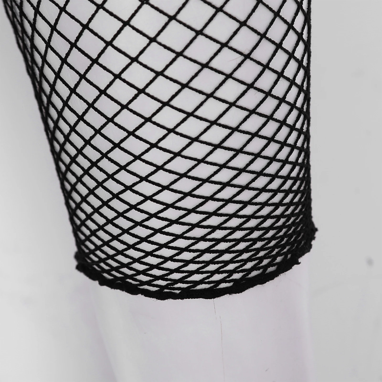 Sexy Mens Fishnet Mesh See Through High Waist Shorts High Stretch Half Pants Gay Male Sissy Underwear Rave Party Clubwear