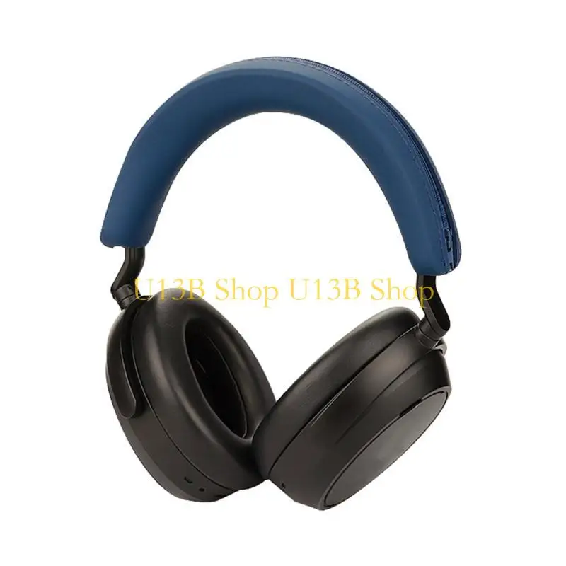 Protector cubierta cojín banda diadema reemplazo silicona suave U13B para auriculares auriculares 4