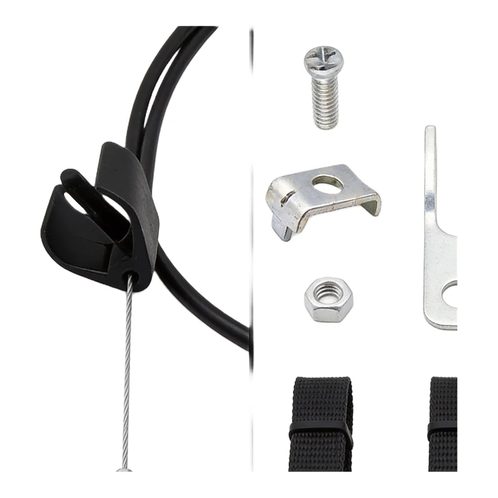 Engine Stop Cable for 22 Inch Lawn Mowers Model 1101366 with Z Bend Ends and Installation Accessories for Reliable Lawn Care