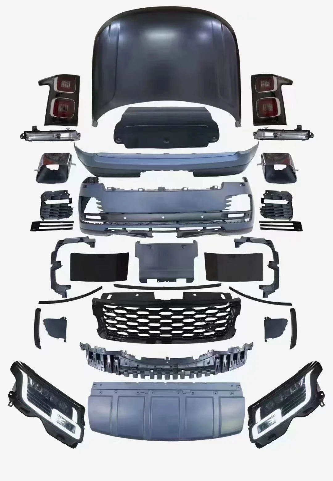 Suitable for 14-17 Range Rover Sport upgrade 22 new SVR body kit for old models to new models