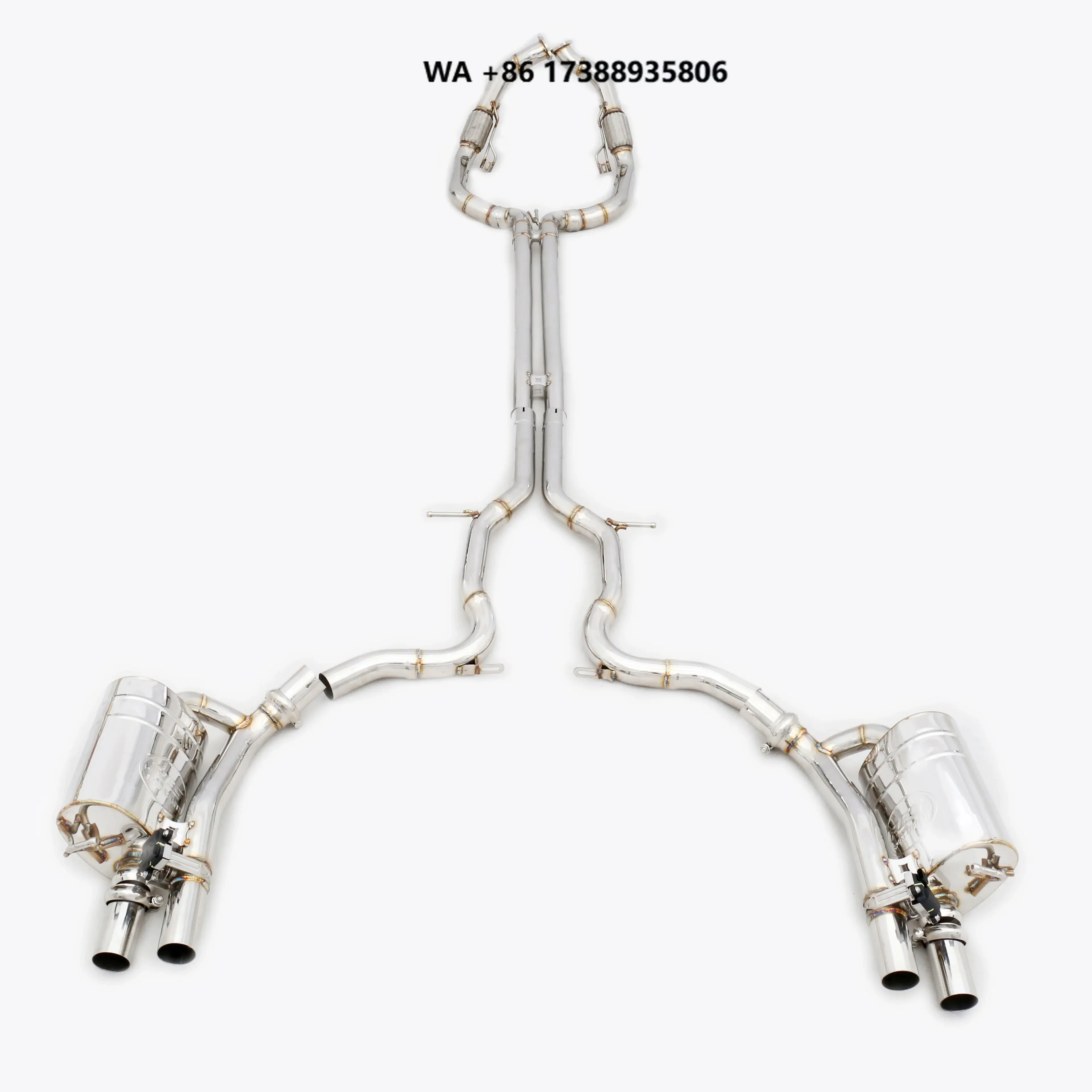 Premium Quality Custom 304 Stainless Steel/Titanium Valved Exhaust System for Panamera 971 2.9T Exclusive Exhaust Pipes