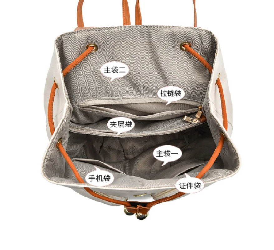 New Luxury Fashion Brand Backpack Women Leather Large Capacity Shoulder Bags School Bag for Girls Leisure Travel Backpacks
