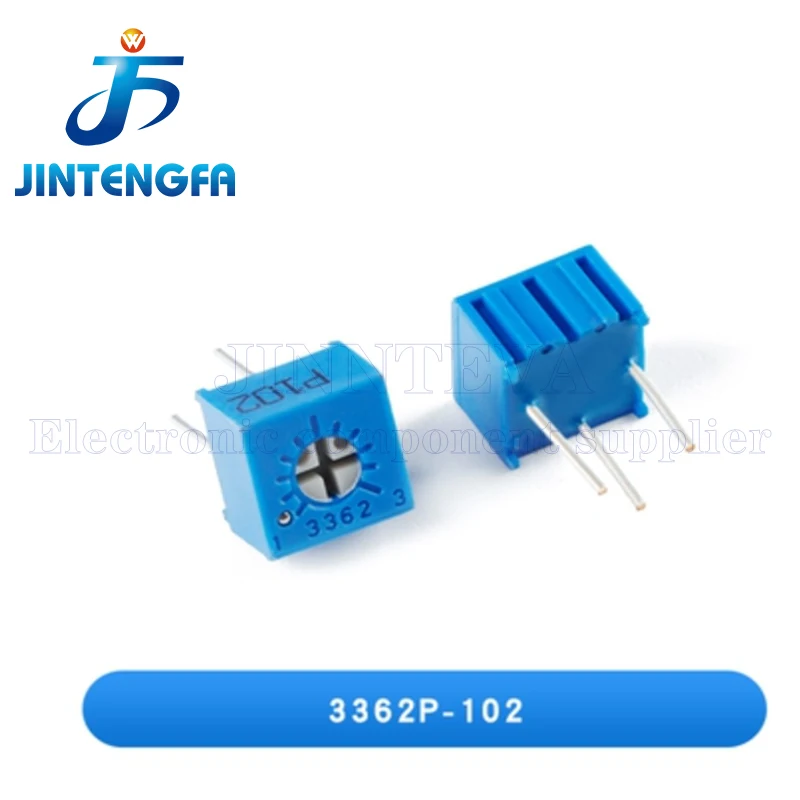 10 STKS 3362 W 103 Verstelbare Precisie Potentiometer 100 200Ohm 500R 1 K 2 K 5 K 10 K 20 K 50 K 100 K 200 K 500 K 3362 Trimpo Trimmer