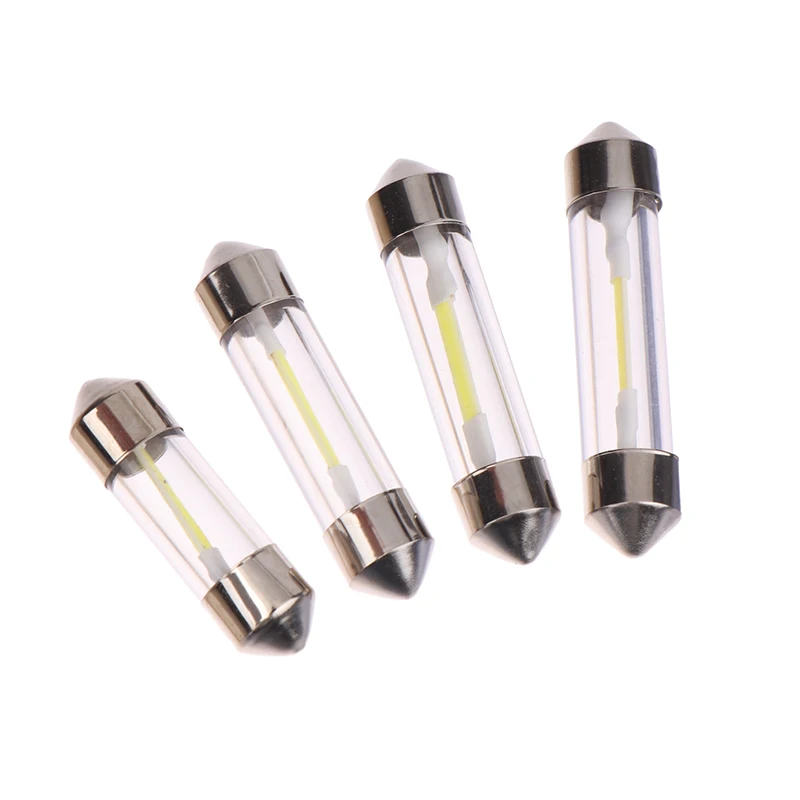 Bombillas de festón Led para Interior de maletero, lámpara de señal para puerta, luz de lectura blanca, 31MM, 36MM, 39MM, 41MM, C5W, C10W