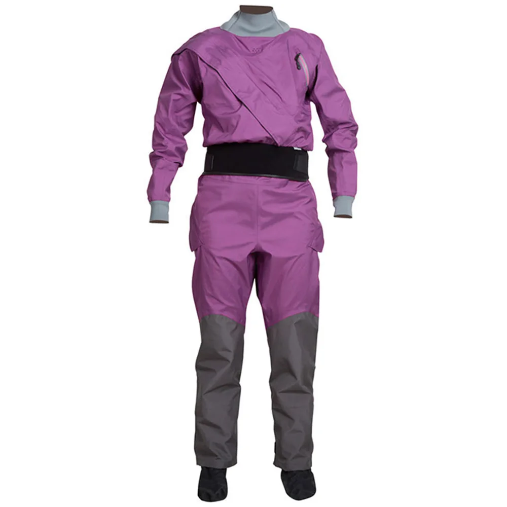 Waterproof and Breathable Rain-proof Dry Suit for Women, Kayaking Dry Suit, Paddling Strokes, Diving Surfing, Swimming, W41