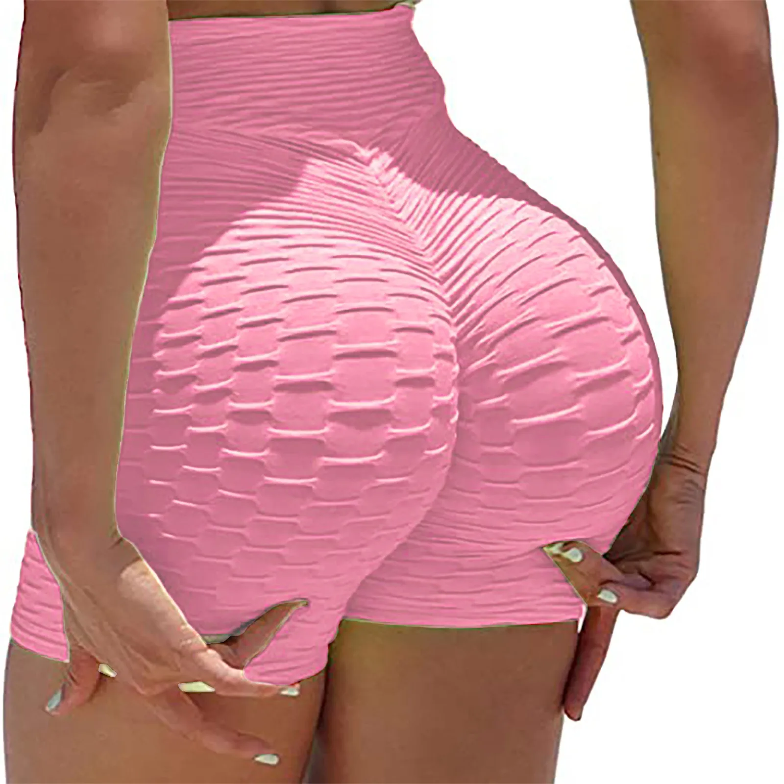 New High Waist Dstring Dyed in Pattern Fitn Running Sports orts Yoga Pants Women's Base Layer Straight Leg Length