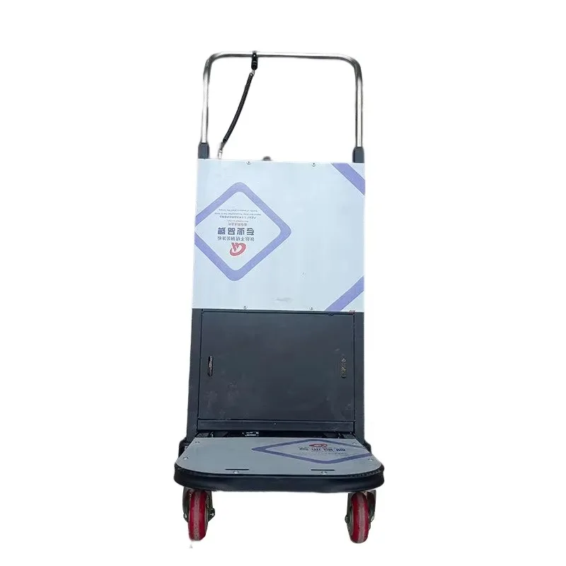 【Best-selling】Portable Foldable 250kg 400kg Heavy Four Wheel Battery Electric Stair Climbing Trolley