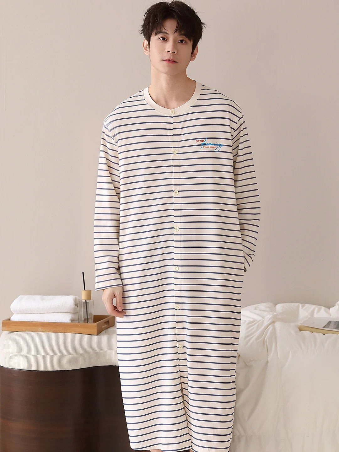 pyjama-en-coton-a-manches-longues-pour-homme-confortable-et-respirant-vetement-de-nuit-mi-long-ideal-pour-la-saison-printemps-automne