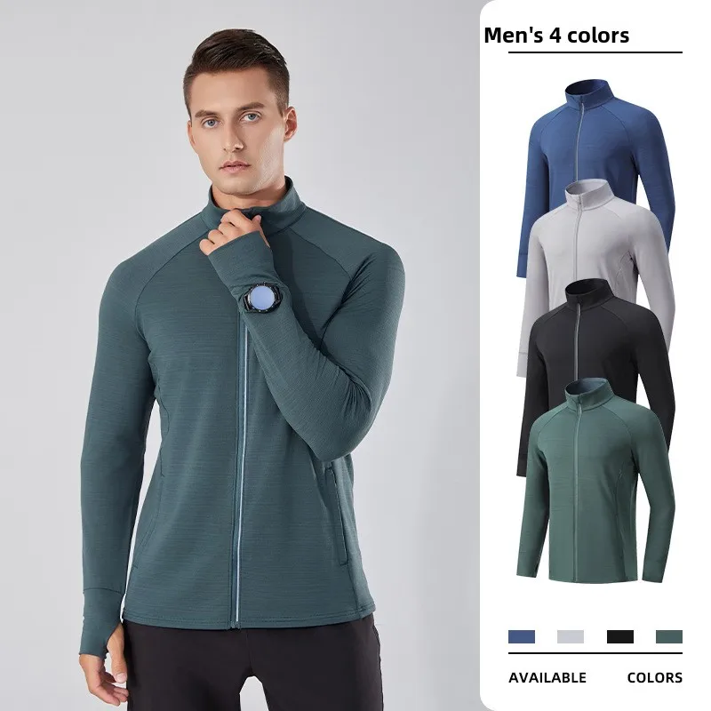 2025 Autumn Running Jacket Men Women Same Zipper Sweater Long Sleeve Outdoor Fitness Training Casual Sportswear