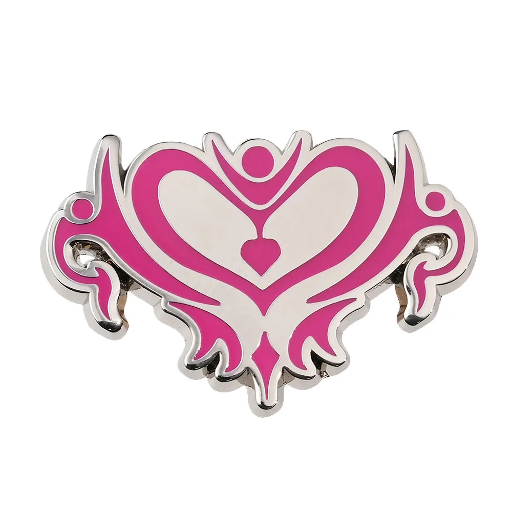 Succubus adult heart enamel pin art pink sexy temptation crotch tattoo lapel pin badge accessories gift