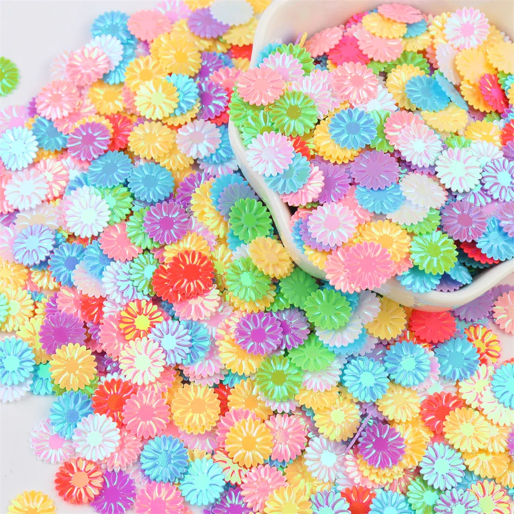 20g/450g 9MM Daisy Sequins Glitter Flakes for Slime Filling Nail Art & Phone Case DIY Decor, Resin Craft Accessories Lentejuelas