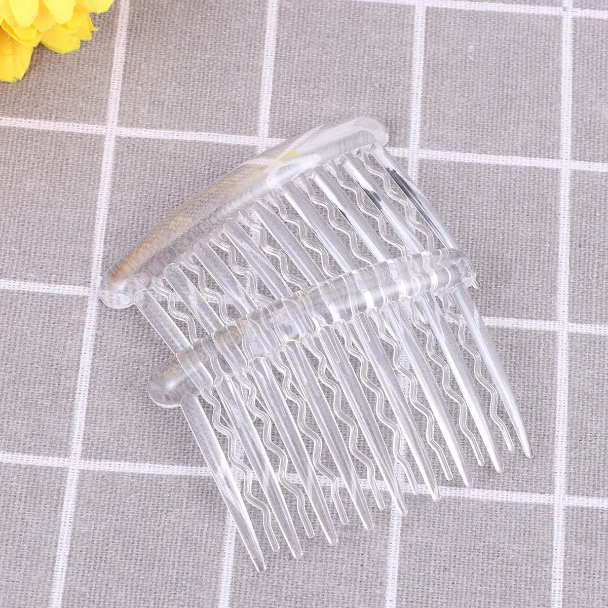 Plastic Side Hair Combs 12 Piece Vintage Style Small Hair Clips for Women Girls Elegant Styling Accessories