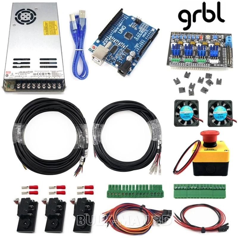 Máquina Router CNC BulkMan3D 1500x1500 QueenBee PRO, Kit Completo con Control GRBL y Maker Shield, Máquina Router CNC para Madera