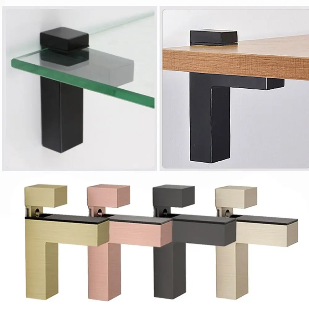 Adjustable Glass Clamps Brackets Shelf Holder Support Clamp Holder Glass Shelves Zinc Alloy Fish Mouth Clip