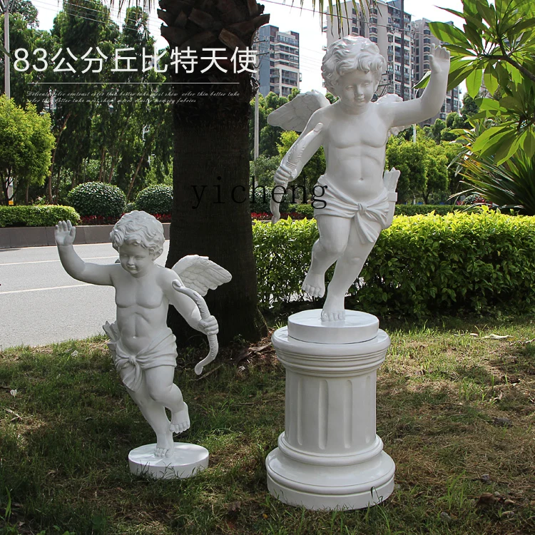 DSA Cupid Angel Figure Sculpture Pendant Angel Hotel Sculpture Pendulum home accessories room decoration