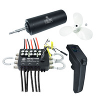 Flipsky W7 Water Sports Kit (includes High Current Fsesc75300 84v And New 65161 Round Shaft Motor) Waterproof Remote Controller