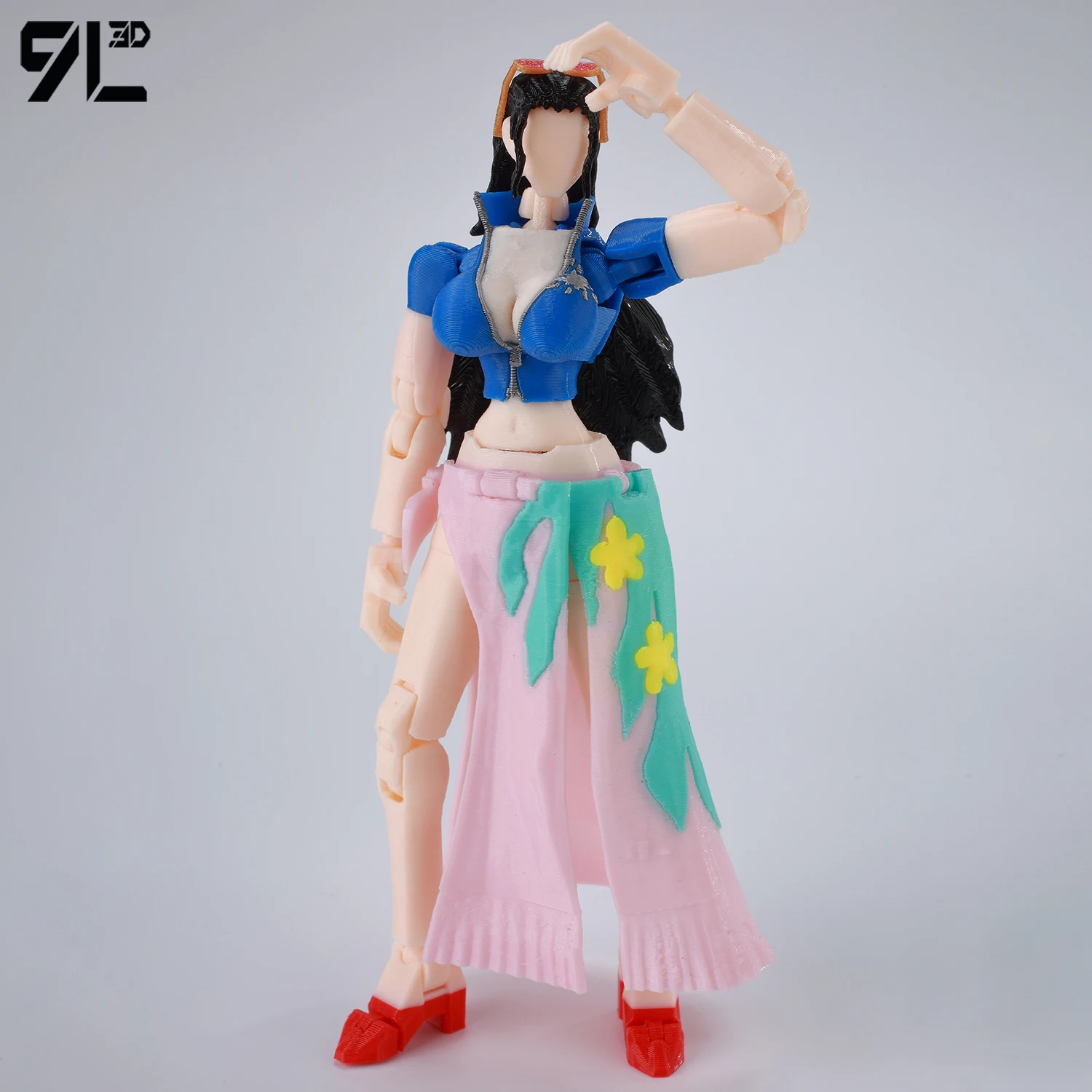 9L3D LUCKY13 วันพีซ โรบิน ​   ลูฟี่ ​   ฟิกเกอร์ไคจูหมายเลข 8 ท่าต่อสู้ แบบข้อต่อหลายจุด โมเดลแอคชั่น ของเล่นสร้างสรรค์ ตกแต่ง อนิเมชั่น