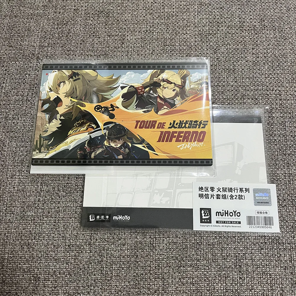 Sunsyea Zenless Zone Zero Official Merch From miHoYo HYQX Theme Series Postcards Set