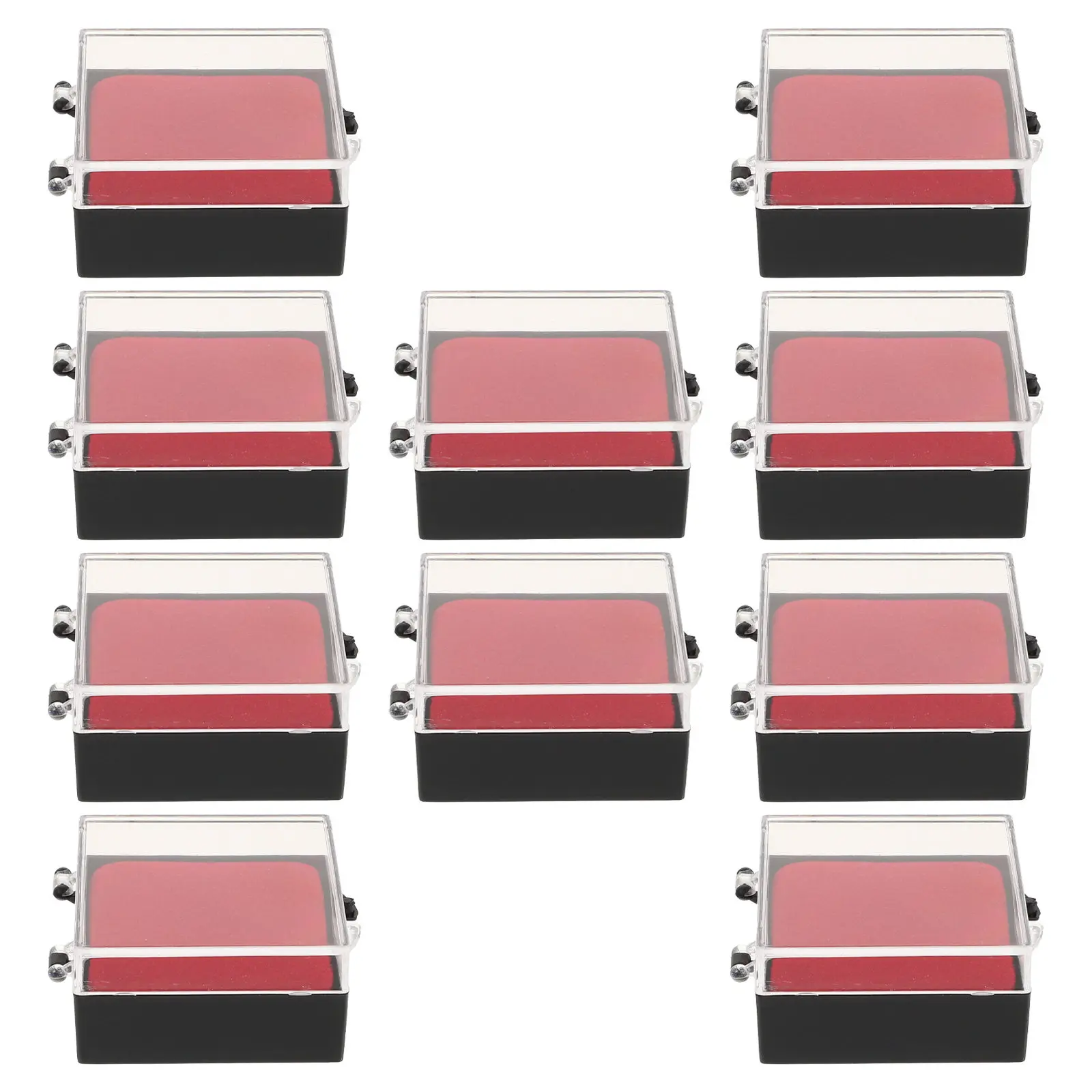 10Pcs Transparent Square Display Box for Jewelry Rings Brooches Earrings Mineral Specimens Clear Engagement