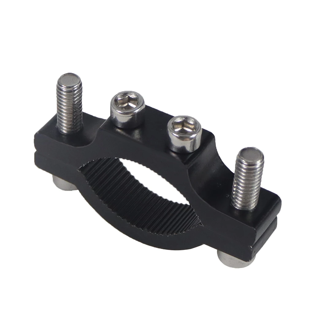 2Pcs Aluminium Fahrrad Motorrad Scheinwerfer Scheinwerfer Halterung Lenker Feste Klemme Halterung Clip M5 M6 Schraube Vorne LED Licht Halter