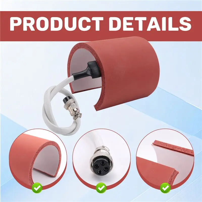 A08E-Sublimation Machine Silicone Mug Heating Pad Mat Mug Heat Press Parts For Mugs Printing Press 11OZ Cups