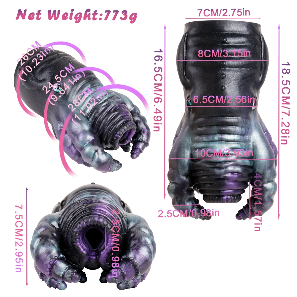 GEEBA الخيال الحيوان جيب كس ذكر الضارب سيليكون الرجال الاستمناء نابض بالحياة الاستمناء كم الكبار لعبة الجنس الرجال Onahole