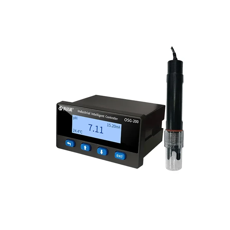 

OSG-200 Online pH Control Sensor Industrial 3-in-1 PH Meter Digital Electrode Water Quality Conductivity Analysis and Detector