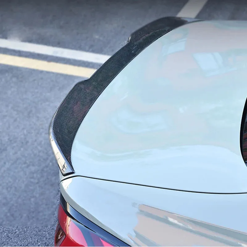 2017-2023 لسيارات BMW 5 Series G30 G38 F90 M5 520i 530i 530d 540i M550i M550d سبويلر خلفي الذيل الجناح جذع سقف الشفاه سبويلر طقم الجسم #5