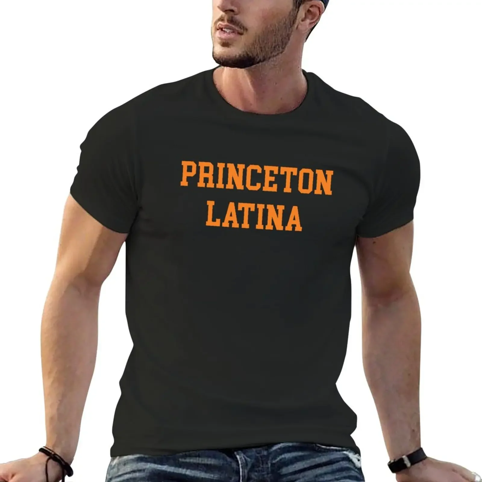 Princeton Latina T-Shirt Aesthetic clothing shirts graphic tees mens vintage t shirts