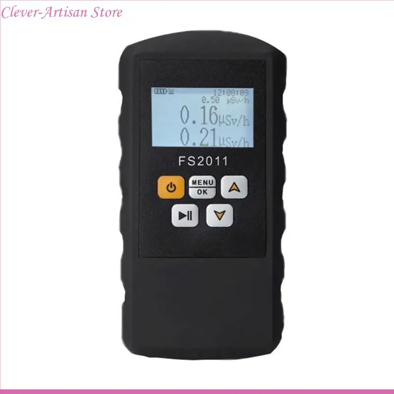 

E06B Handed Radiation Monitor Geigers Counter Nuclear Radiation Detector LCD Display