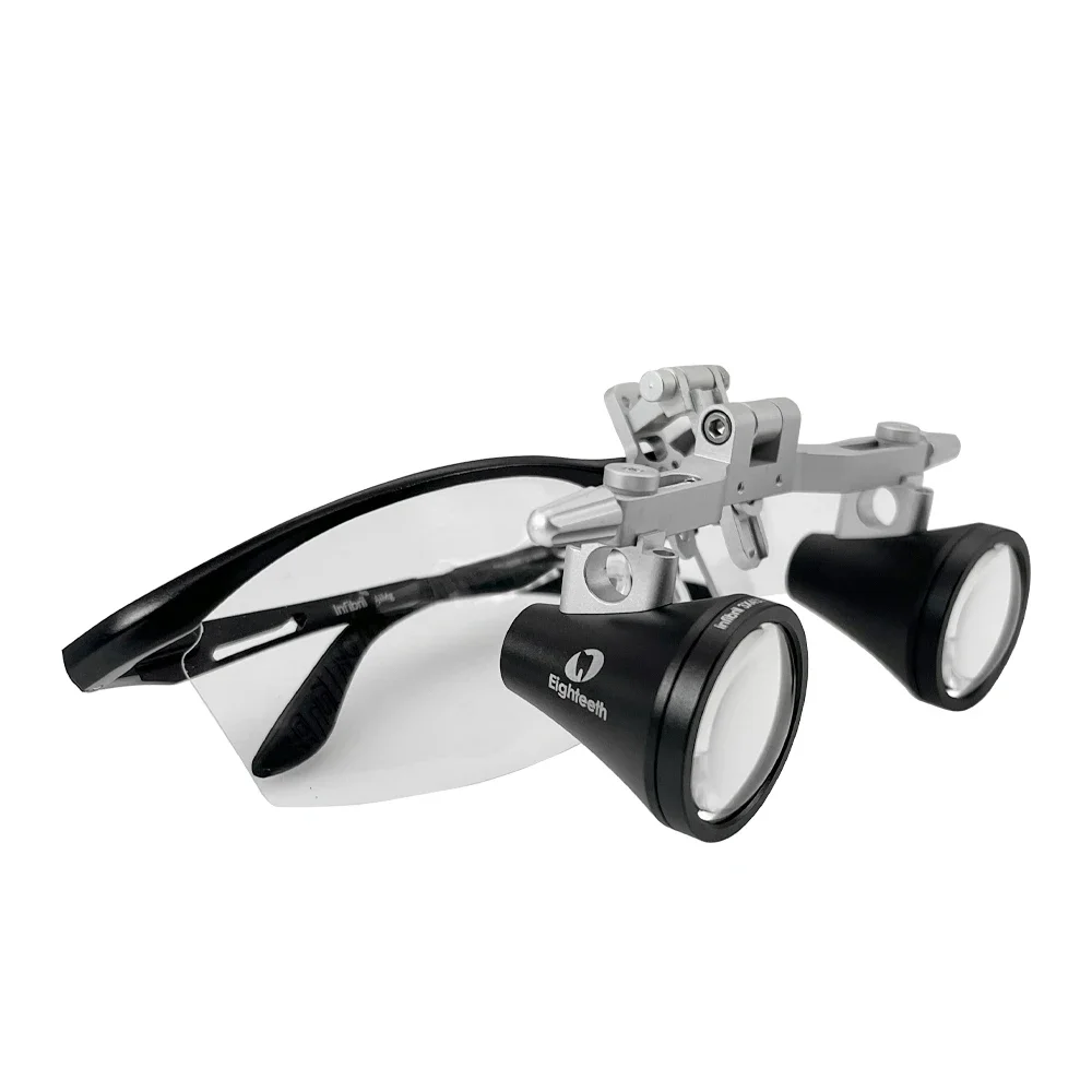 Eighteeth BRILLIANCE Dental Loupes Head Wearing Glasses Magnifying The Mirror Oral Glass Surgery Hd Led