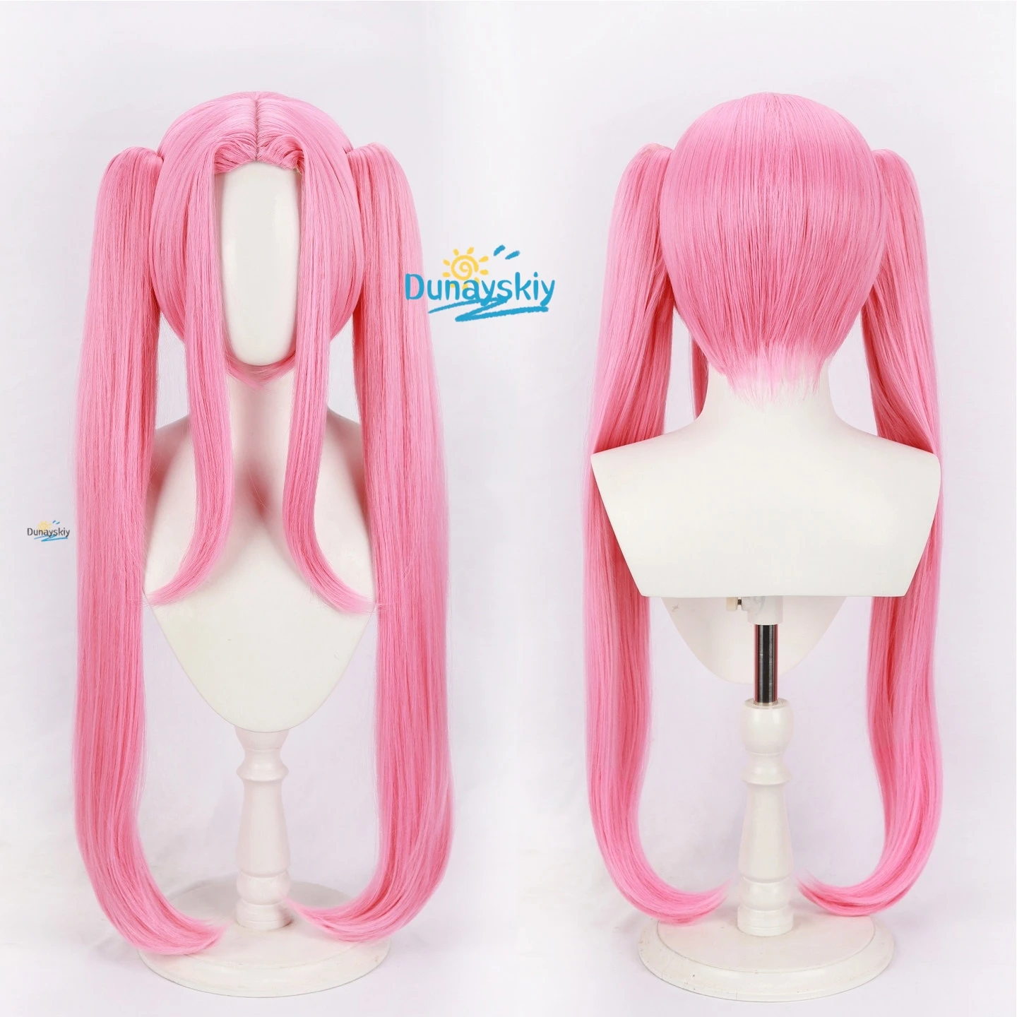 Anime Cosplay Long Hair - Women's Long Pink/Dark Green Cosplay Alien