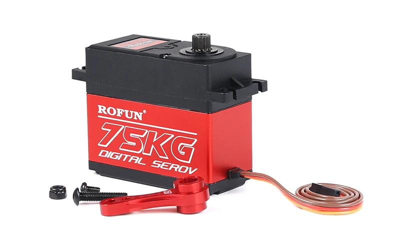 Waterproof 75kg large torque digital steering servo for 1/5 ROFUN LT LOSI 5IVE-T