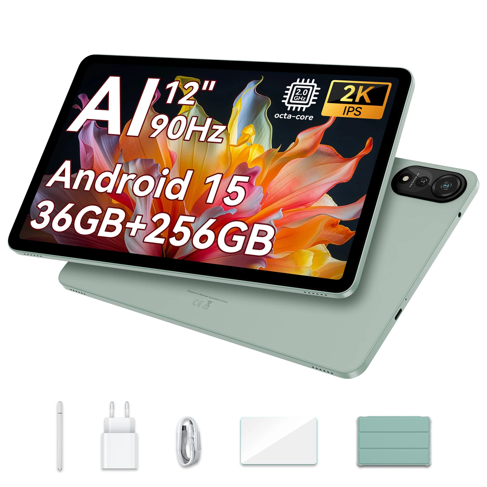 Blackview MEGA 2 Wifi Tablet PC 12'' 2K FHD+ Display Unisoc T615