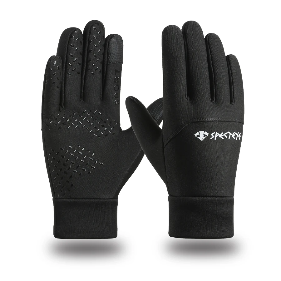 AliExpress Gloves for autumn and winter outdoor cycling, men's full finger warmth, autumn and winter fitness touch screen hiking