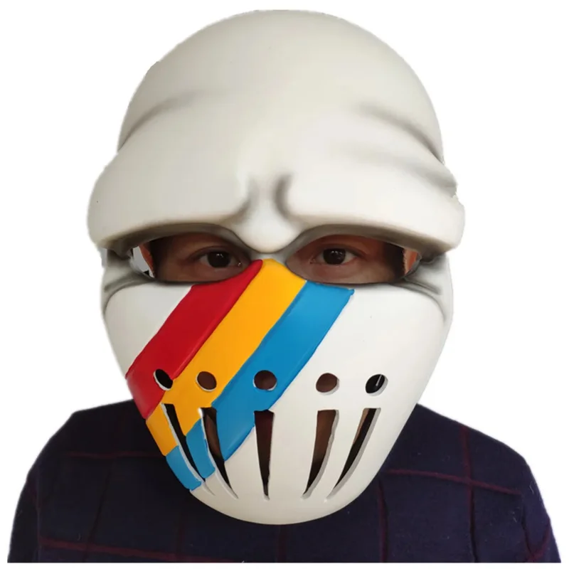 قناع بلاكمور التنكري يمسك قوس قزح من الراتنج أنيمي الصلب الكرة تشغيل لعب الأدوار الدعائم أغطية الرأس لحفلات الهالوين للرجال سم؛ 5