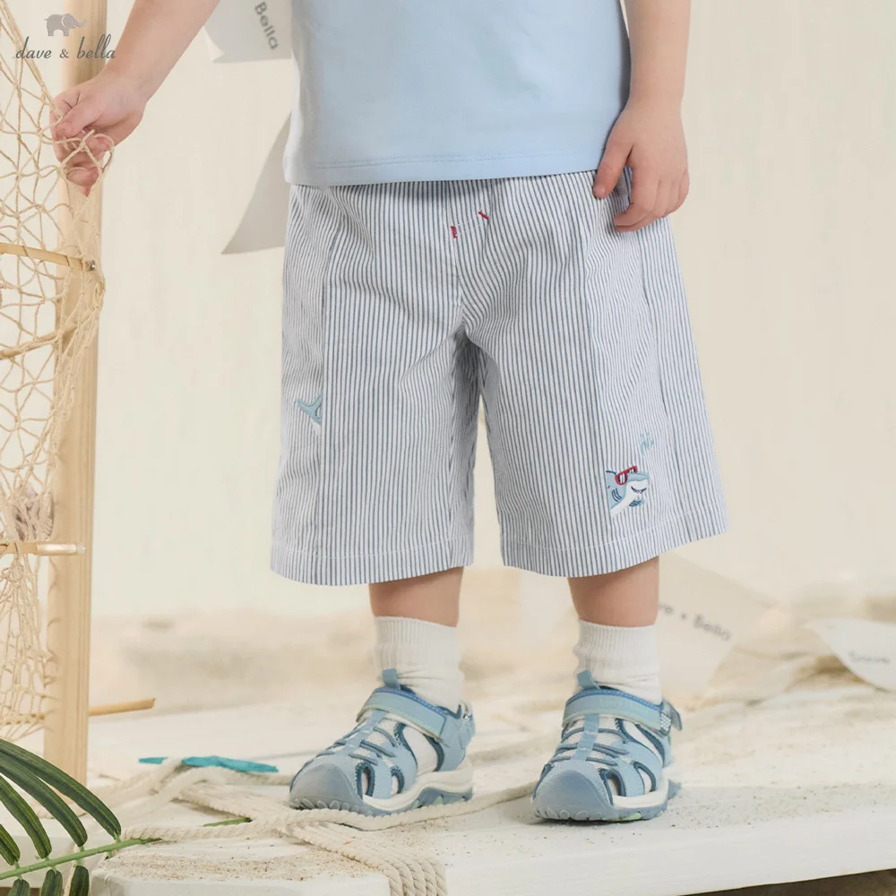 

Dave Bella Boys Pants Summer Casual Baby Kids Striped Trousers Elastic Waist Children Clothes Sports Fashion Outdoors DB2262422