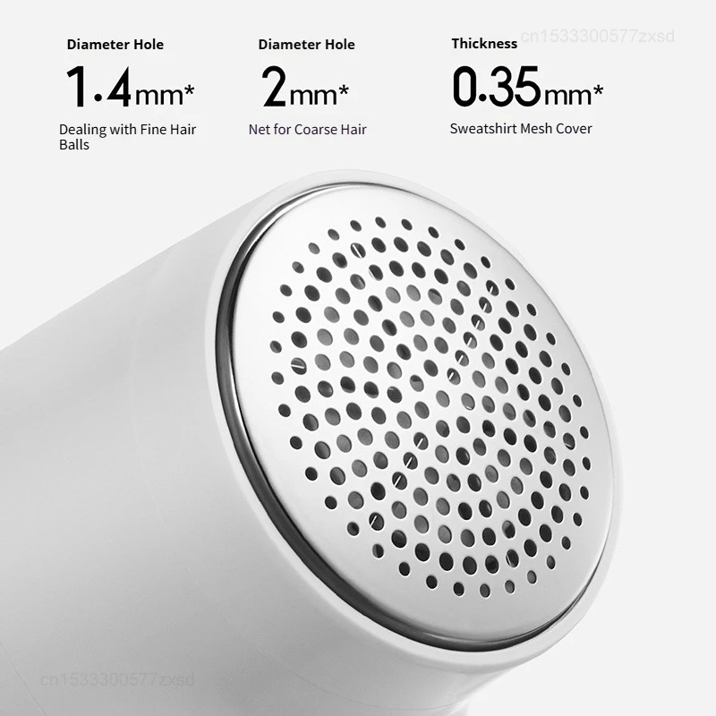 Mijia Lint Remover 2, 6-leaf Blade, USB Rechargeable, Fuzz Fabric Shaver Electric Pellet Fluff Remover for Clothing
