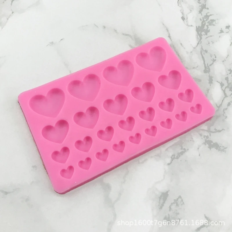 3D Love Heart Shaped Baking Mold Silicone Cake Decorating Tools Fondant Mould Dropsale