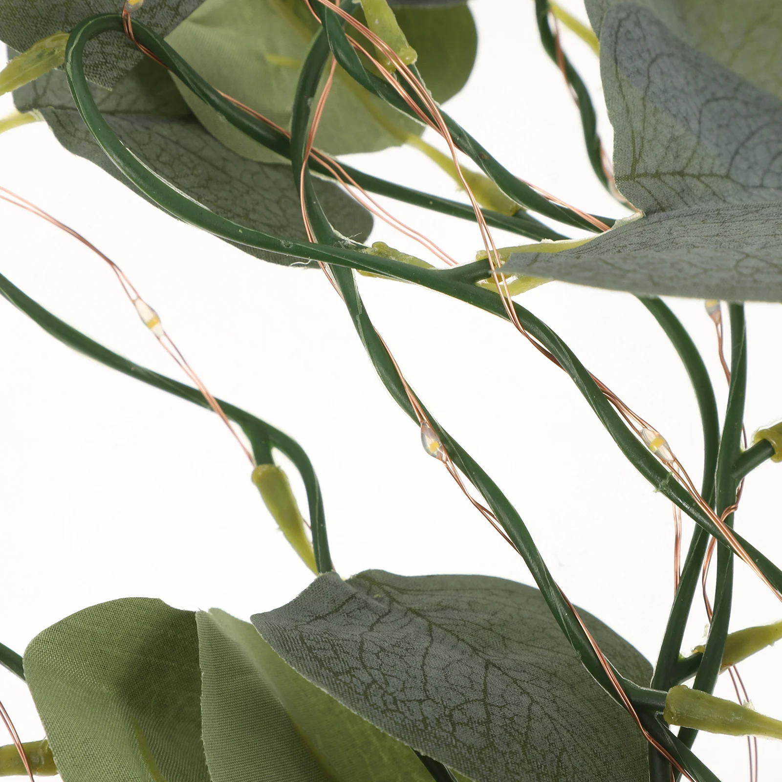 

Eucalyptus Garland 20 Leds Artificial Leaf String Light Wall Garden Room Decoration Fairy Lights Wedding Party Greenery