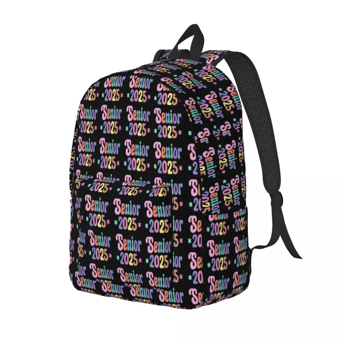 Senior 2025 Multicolored Retro Vibe For Girls Boys Large Capacity Student Backpack Lightweight waterproof Backpack